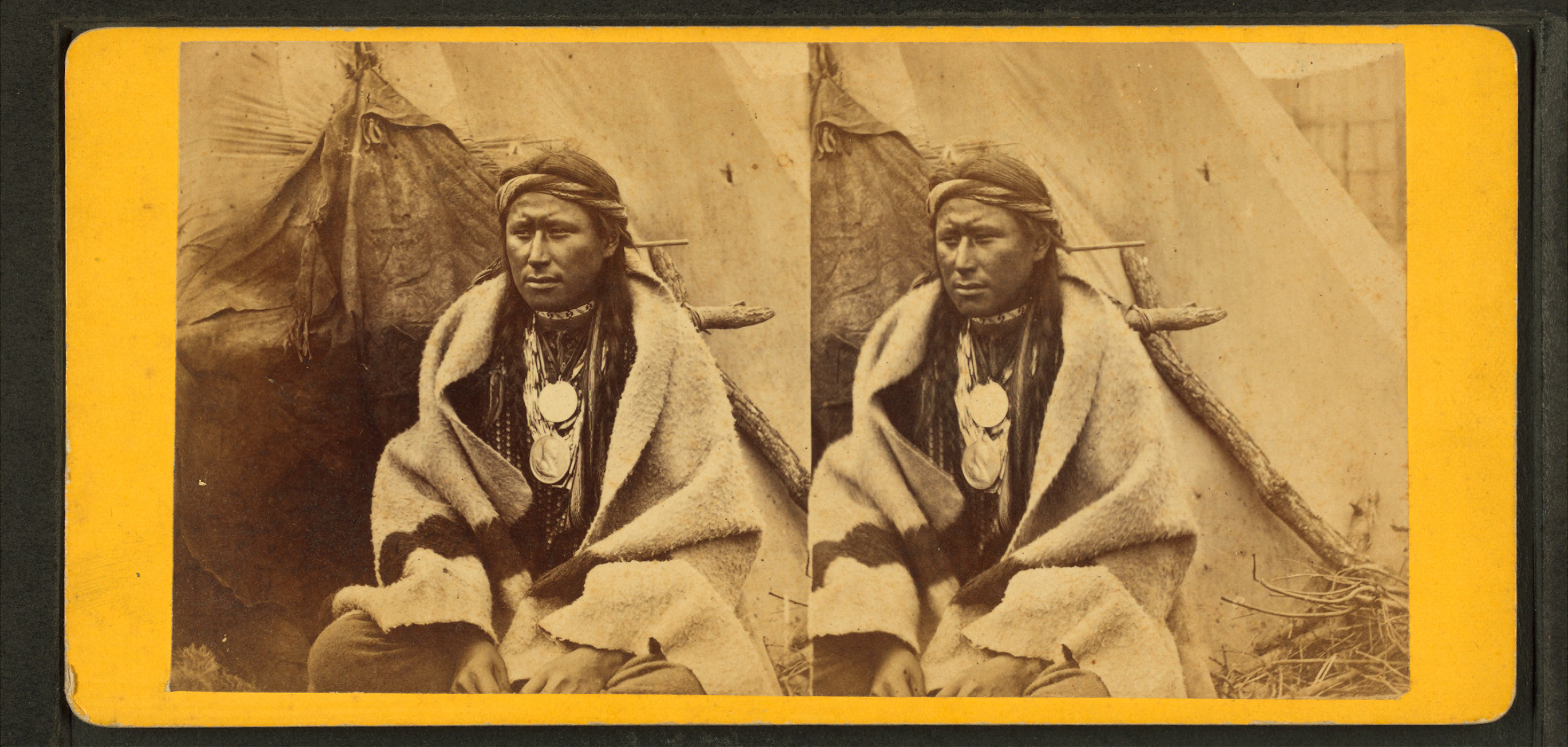 File:portrait Of Native American Man In Front Of Teepee, From Robert N. - Native American Man, Transparent background PNG HD thumbnail