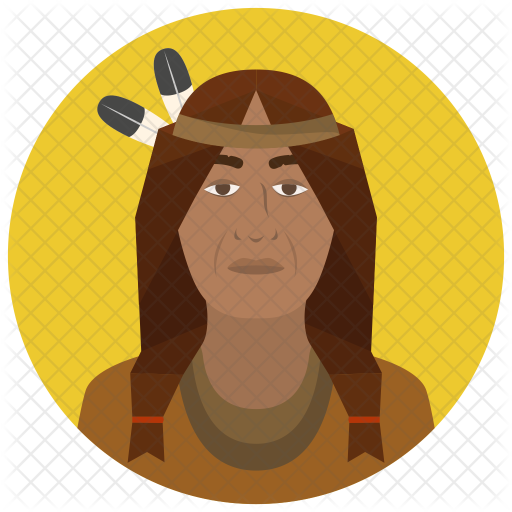 Native American Man Icon - Native American Man, Transparent background PNG HD thumbnail