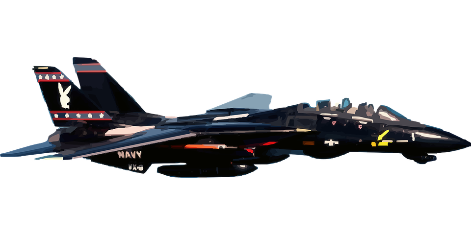 Fighter Tomcat Army Military Navy Fly Plane Jet - Navy Airplane, Transparent background PNG HD thumbnail