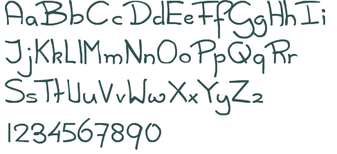 The Alphabet Formed From Dijkstrau0027S Handwriting. - Neat Handwriting, Transparent background PNG HD thumbnail
