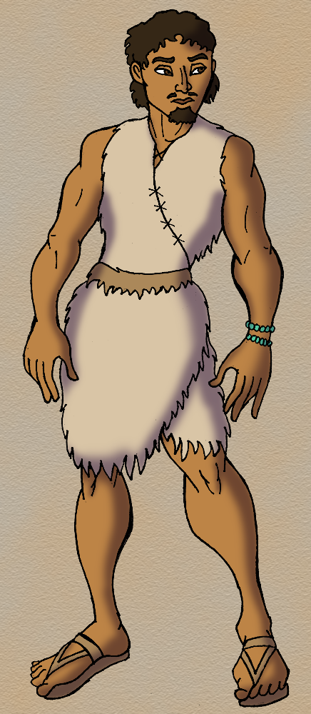 Shul The Neolithic War Chief - Neolithic People, Transparent background PNG HD thumbnail