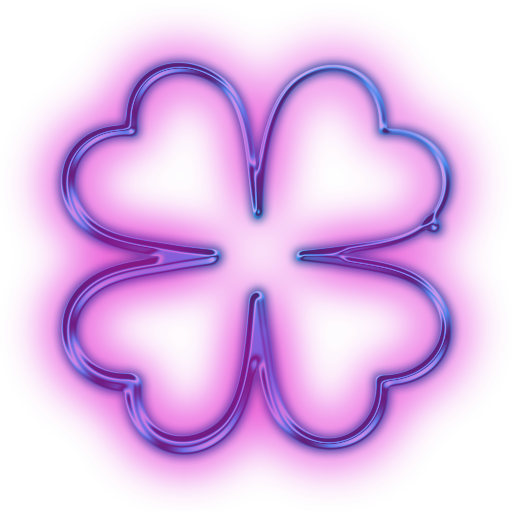 Heart Like Flower Icon #113653 - Neon Flower, Transparent background PNG HD thumbnail