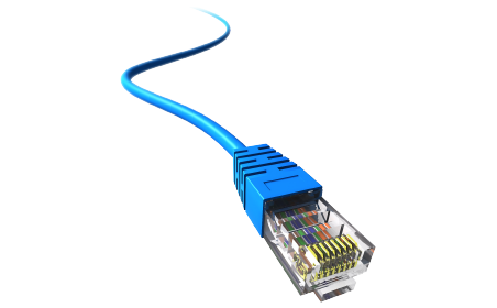 Image Of The End Of A Ethernet Cable - Network Cable, Transparent background PNG HD thumbnail