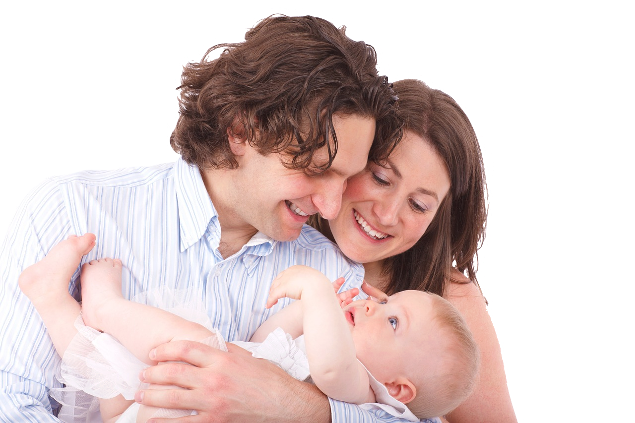 Download Couple With Baby PNG