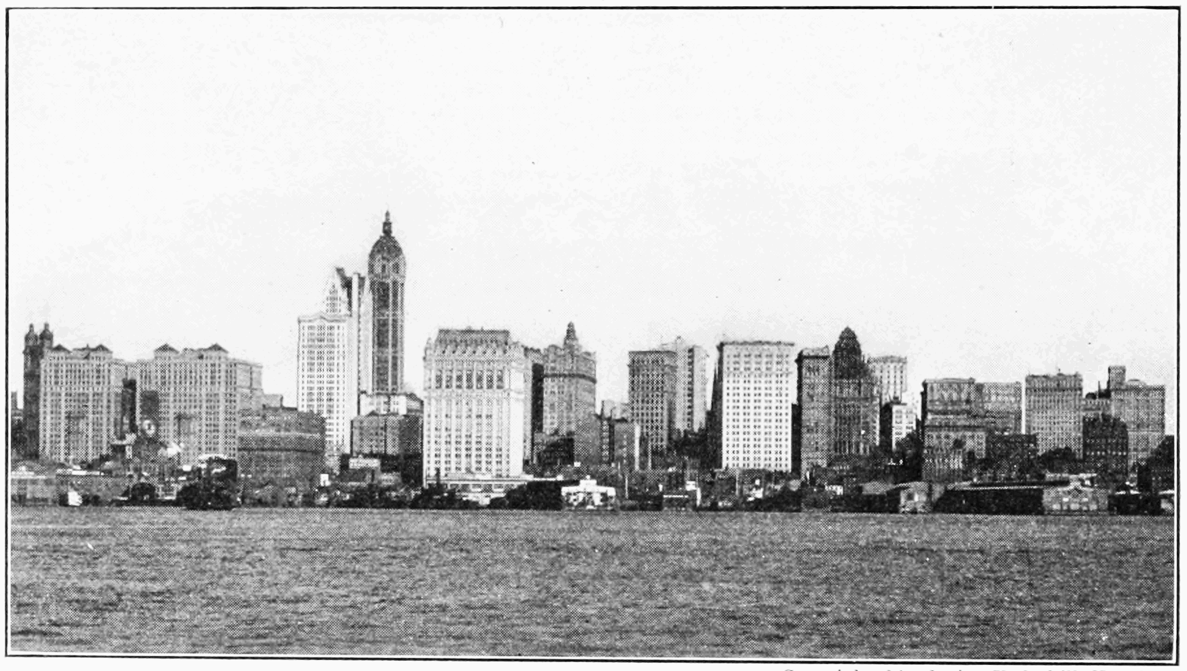 File:psm V74 D274 New York City Skyline 1909.png - New York City Black And White, Transparent background PNG HD thumbnail