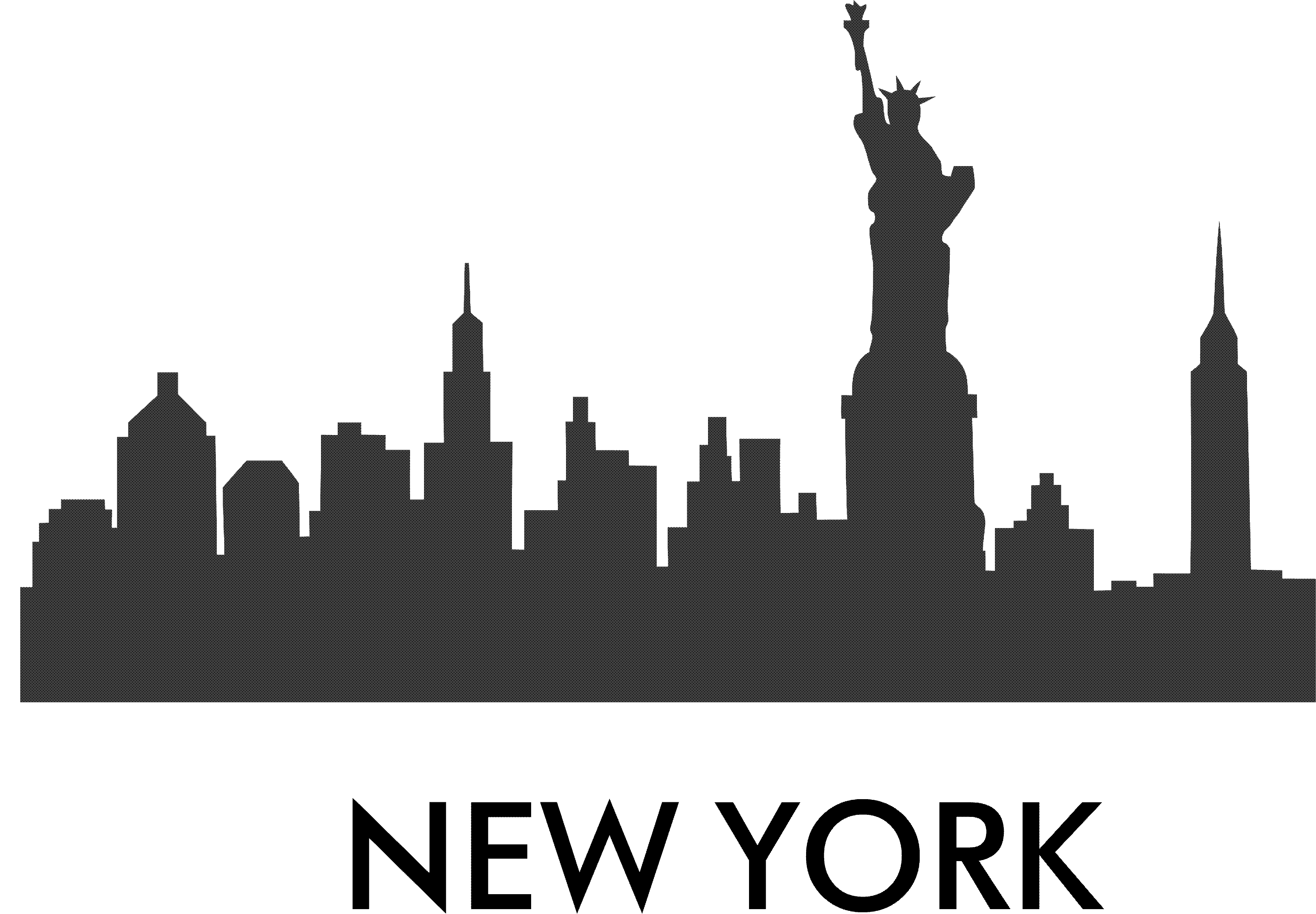 New York Skyline - New York City Skyline, Transparent background PNG HD thumbnail