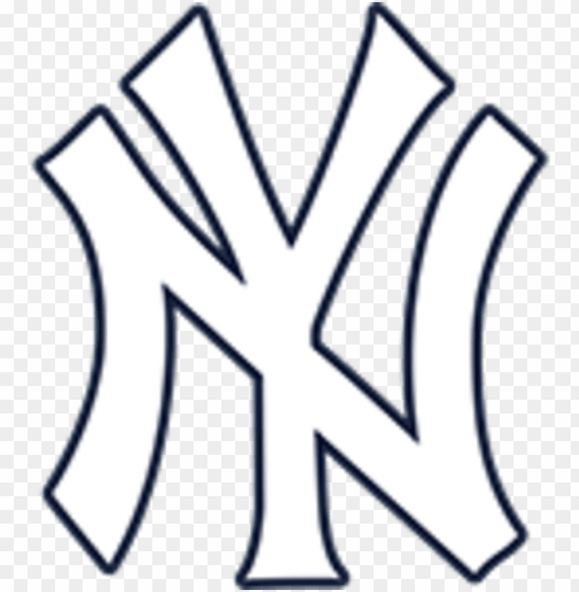 White Yankees Logo 4 By Erin   New York Yankees Png Image With Pluspng.com  - New York Yankees, Transparent background PNG HD thumbnail
