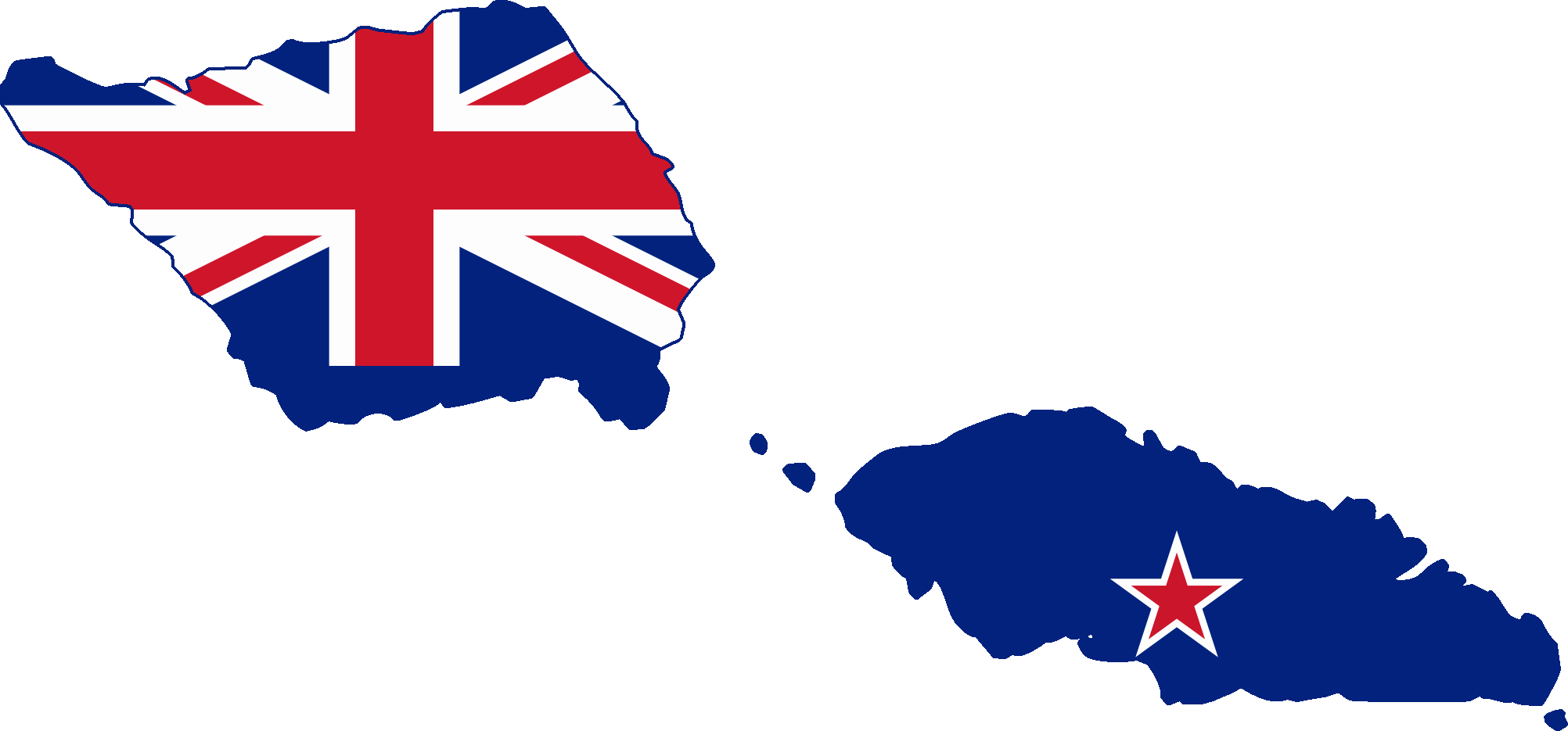 File:flag Map Of Western Samoa (New Zealand Mandate).png - New Zealand, Transparent background PNG HD thumbnail