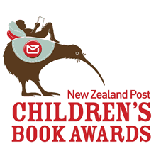A Drawing Of Child Reading While Reclining On Cushions On The Back Of A Large Kiwi. The New Zealand Post Childrenu0027S Book Awards Logo Hdpng.com  - New Zealand Post, Transparent background PNG HD thumbnail