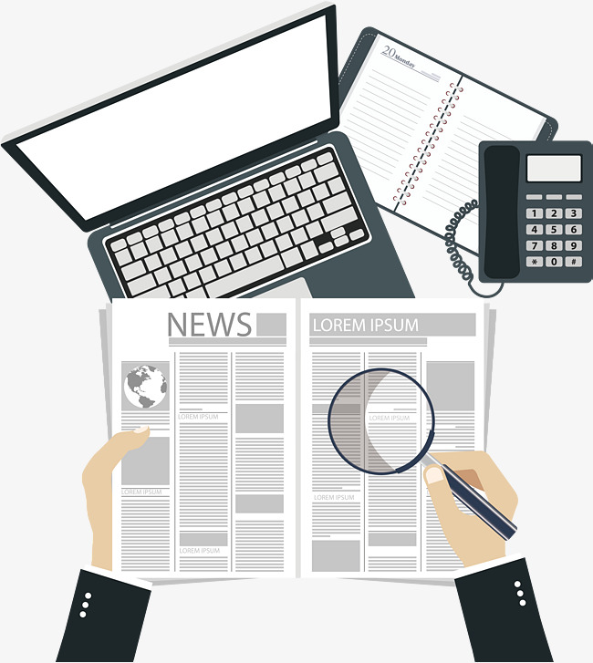 Make A News Bulletin, Vector Png, Watch News, Read The Newspaper Free Png And Vector - News Bulletin, Transparent background PNG HD thumbnail