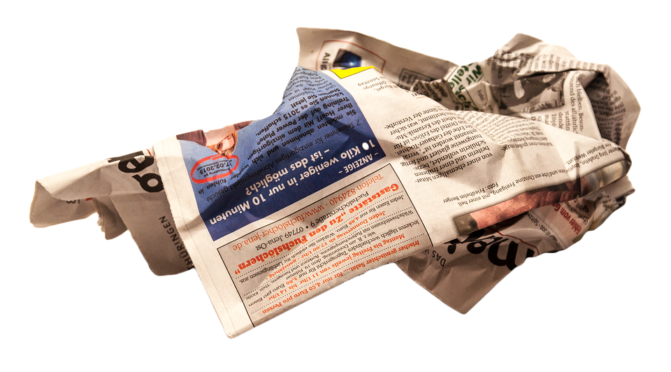 Newspaper, Isolated, Decoration, Paper, Photoshop, Font - Newspaper, Transparent background PNG HD thumbnail