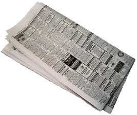 Newspaper.png - Newspaper, Transparent background PNG HD thumbnail