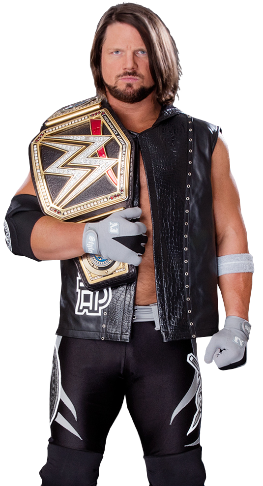 Aj Styles Wwe Champion By Nibble T Day5Yvc.png - Nibble, Transparent background PNG HD thumbnail