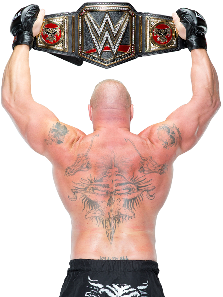 Brock Lesnar Wwe World Heavyweight Champion By Nibble T D9J3T1G.png - Nibble, Transparent background PNG HD thumbnail