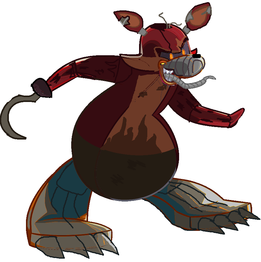 Image   Cp Fnaf Takeover Nightmare Foxy.png | Club Penguin Wiki | Fandom Powered By Wikia - Nightmare Foxy, Transparent background PNG HD thumbnail