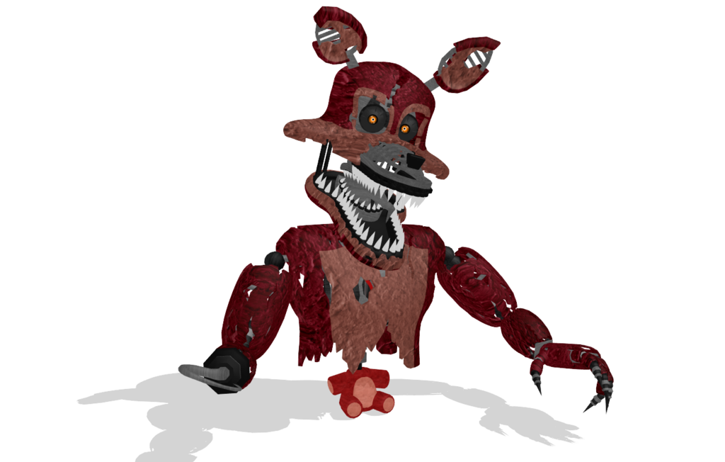 Mmd  Nightmare Foxy (Update) By Oscarthechinchilla - Nightmare Foxy, Transparent background PNG HD thumbnail