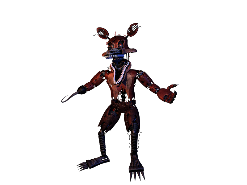 Nightmare Foxy By Foxy Gamer 90Ex Hdpng.com  - Nightmare Foxy, Transparent background PNG HD thumbnail