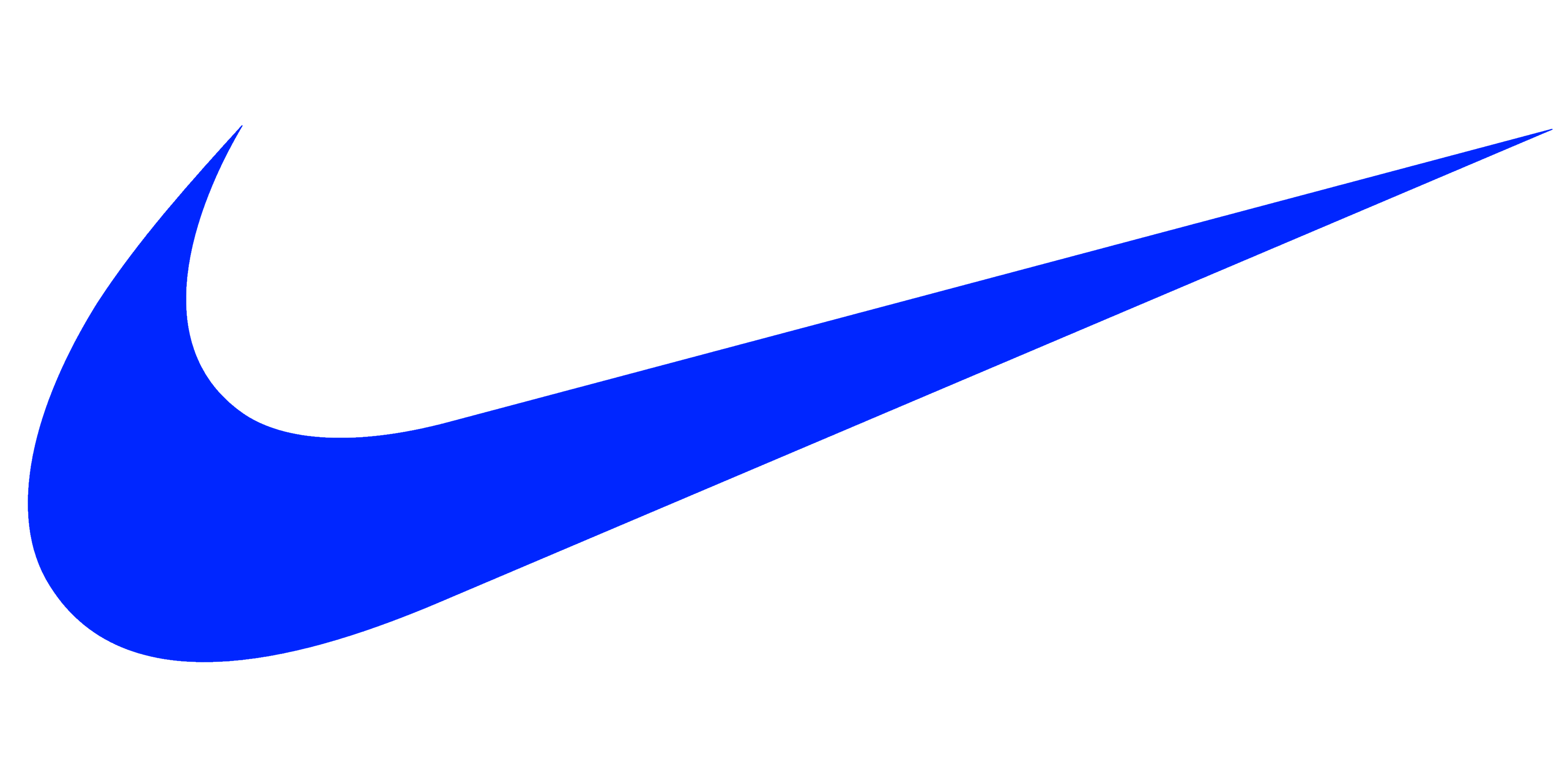 Nike Logo, Blue - Nike, Transparent background PNG HD thumbnail