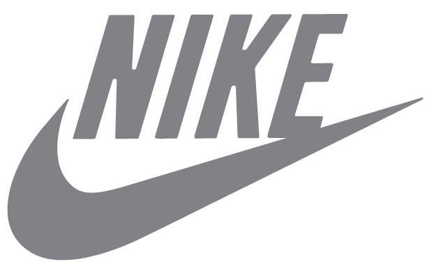 Nike logo, blue