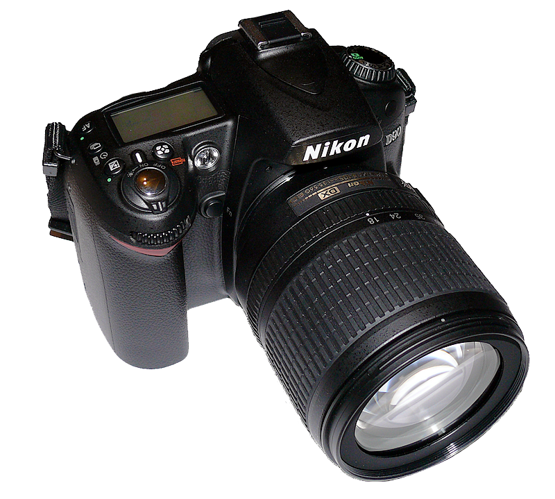 File:nikon D90.png - Nikon, Transparent background PNG HD thumbnail