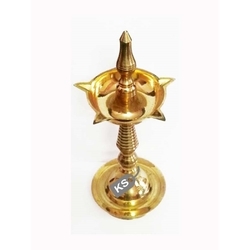 Nilavilakku Small Kerala Brass Oil Lamp, Handicrafts   Apka Deals.com, Kochi | Id: 15337373373 - Nilavilakku, Transparent background PNG HD thumbnail
