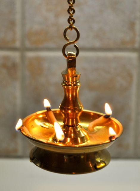 Pin Oil Lamp Clipart Vilakku #13 - Nilavilakku, Transparent background PNG HD thumbnail