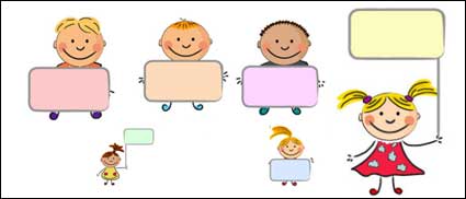 Nino Con Cartel Png - Cute Kids Placards Vector Material, Transparent background PNG HD thumbnail