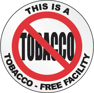This Is A Tobacco Free Facility Label - No Tobacco, Transparent background PNG HD thumbnail