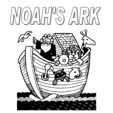 Noahs Ark Coloring Page 2.png (432×432) - Noahs Ark Black And White, Transparent background PNG HD thumbnail