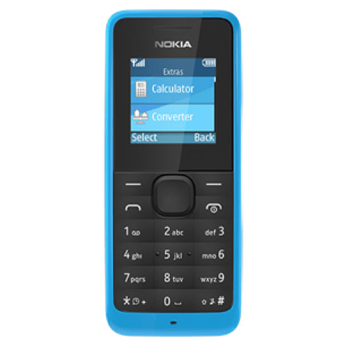 Nokia 105 - Nokia Mobile, Transparent background PNG HD thumbnail