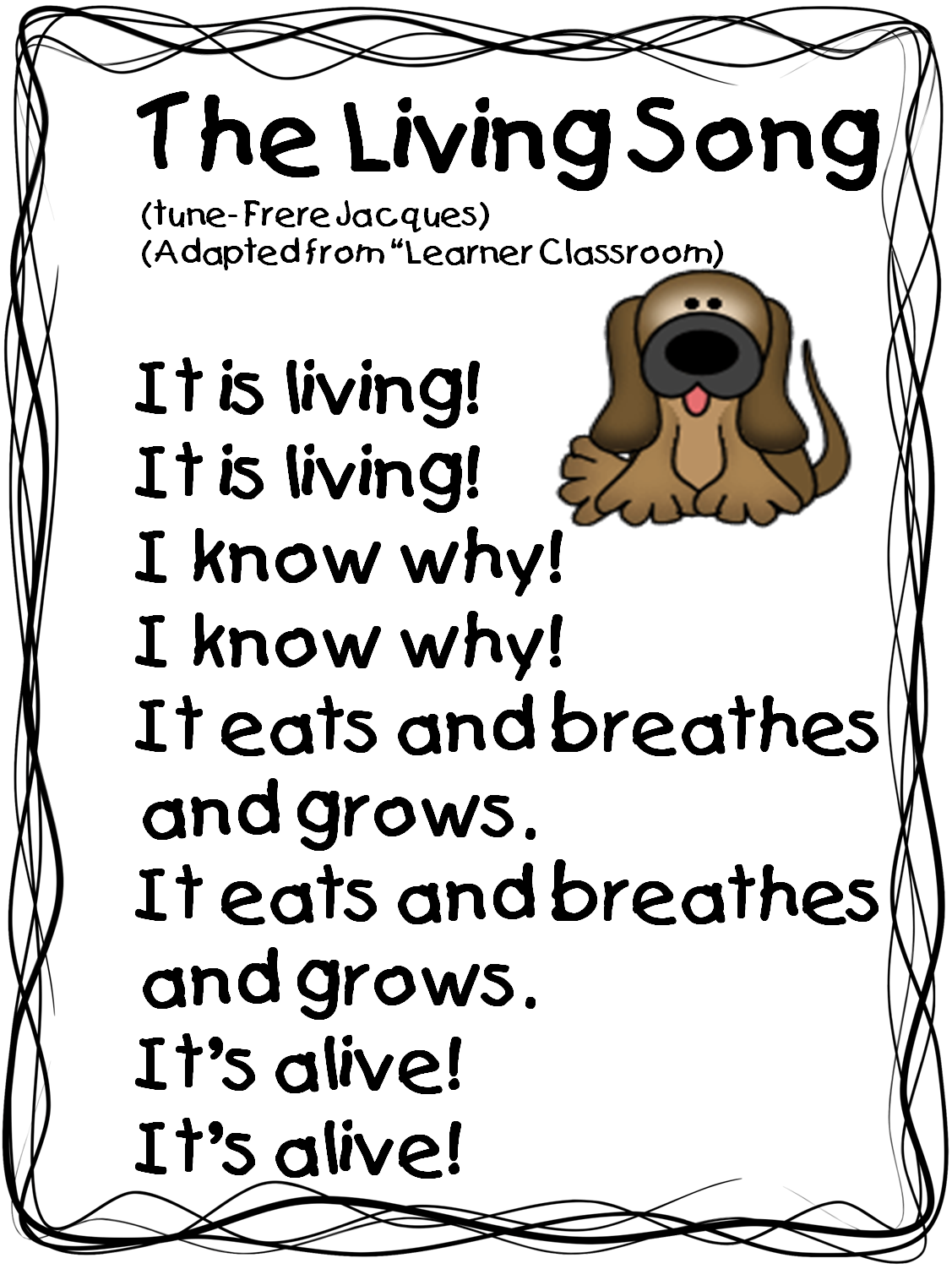 Living Songu0026 (Tune: U0026 Jacquesu0026 This Song Is Great To Add To A Unit On Living And Non Living Things Because It Will Help The Students To Remember What Makes Hdpng.com  - Non Living Things Pictures For Kids, Transparent background PNG HD thumbnail