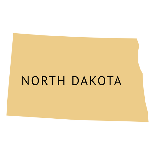 North Dakota State Plain Map Transparent Png - North Dakota, Transparent background PNG HD thumbnail