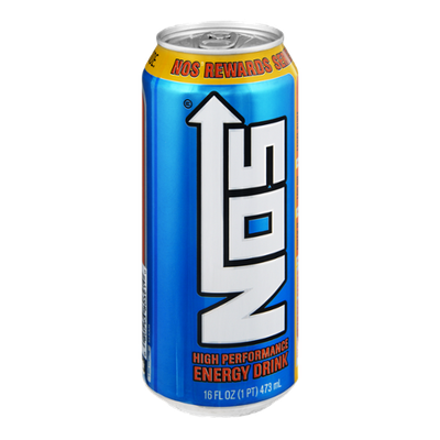Nos High Performance Engery Drink - Nos Energy Drink, Transparent background PNG HD thumbnail