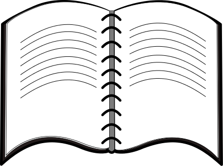 Download Pngtransparent Hdpng.com  - Note Book Black And White, Transparent background PNG HD thumbnail
