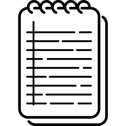 Png Svg Hdpng.com  - Note Book Black And White, Transparent background PNG HD thumbnail