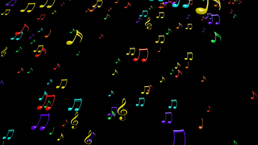Each Music Note Is A 3D Model With Light Reflection On Surface. (Alpha Channel Embedded In Hd Png File). Stock Footage Video 9133163 | Shutterstock - Note, Transparent background PNG HD thumbnail