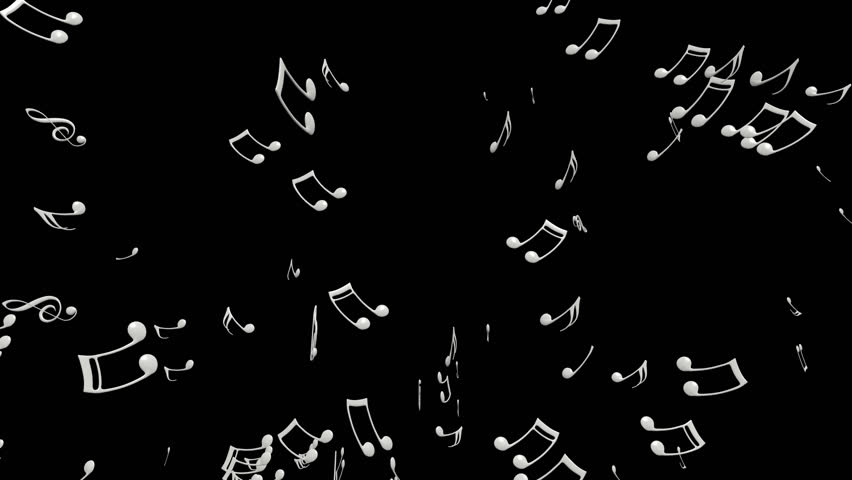 Each Music Note Is A 3D Model With Light Reflection On Surface. (Alpha Channel Embedded In Hd Png File). Stock Footage Video 9133253 | Shutterstock - Note, Transparent background PNG HD thumbnail