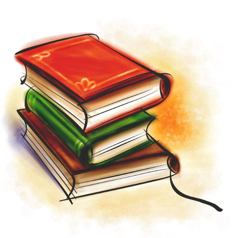 Library Book Clipart - Novel, Transparent background PNG HD thumbnail