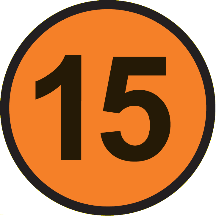 File:vet 15 Circle.png - Number Fifteen, Transparent background PNG HD thumbnail