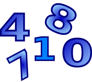 Numbers Clip Art - Numbers, Transparent background PNG HD thumbnail