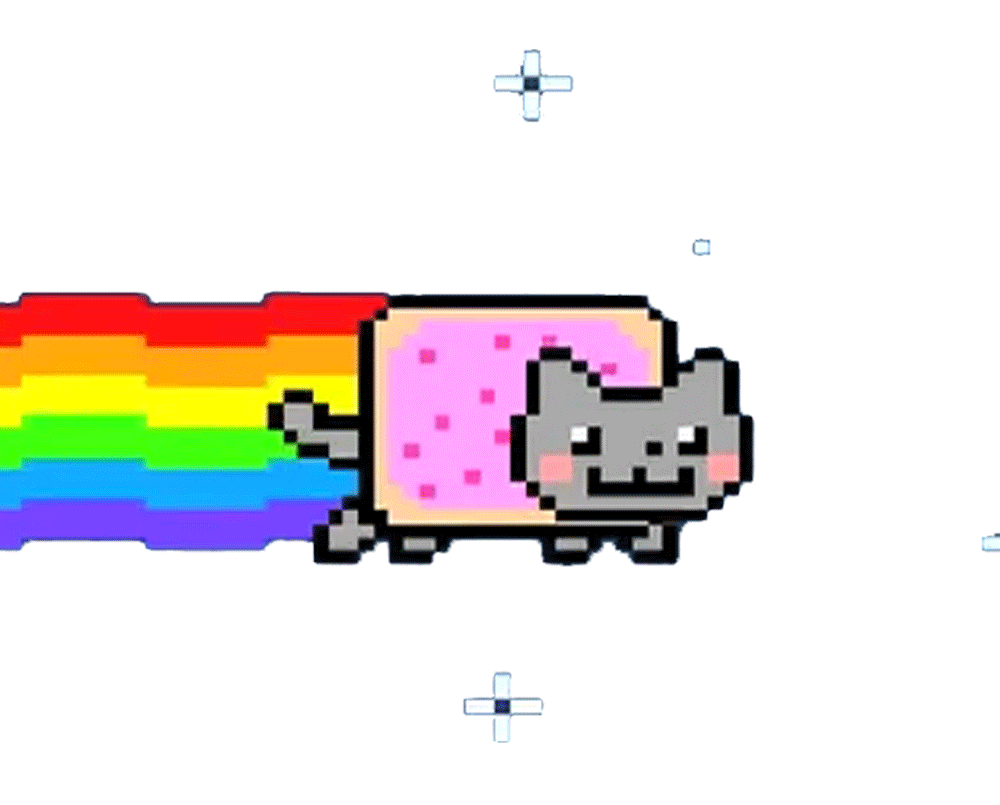 Cat Text Cartoon Font - Nyan Cat, Transparent background PNG HD thumbnail