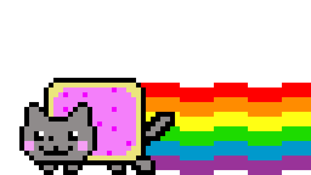 Nyan Cat - Nyan Cat, Transparent background PNG HD thumbnail