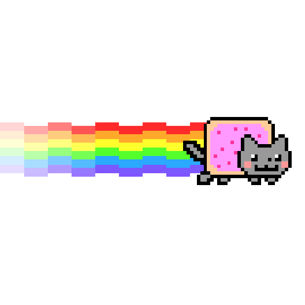 Nyan Cat: Lost In Space Messages Sticker 0 - Nyan Cat, Transparent background PNG HD thumbnail