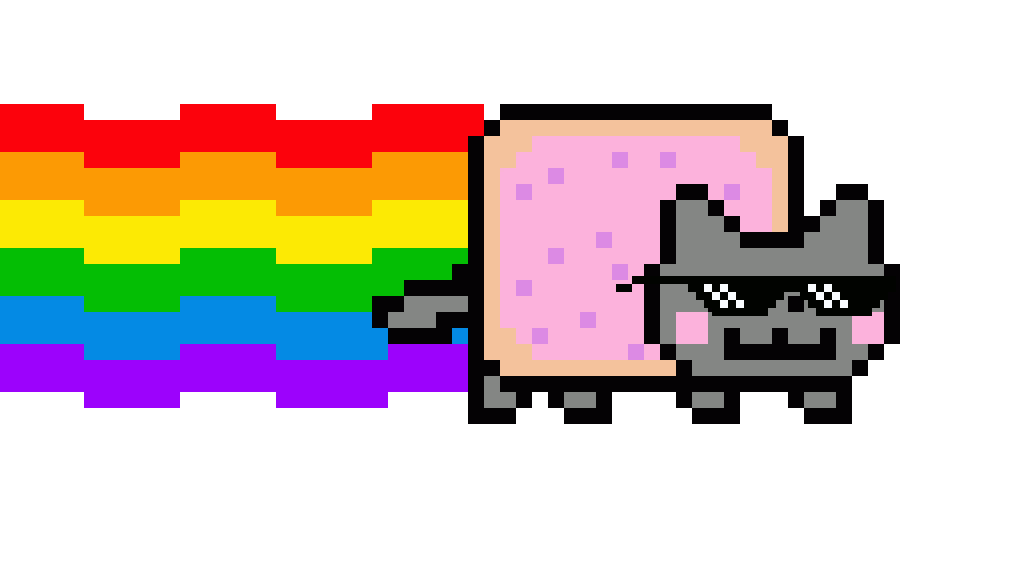 Nyan Cat 6120x2400 by norbi96