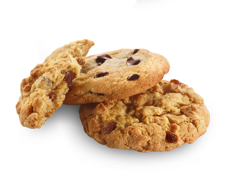 Cookies Hero - Oatmeal Raisin Cookies, Transparent background PNG HD thumbnail