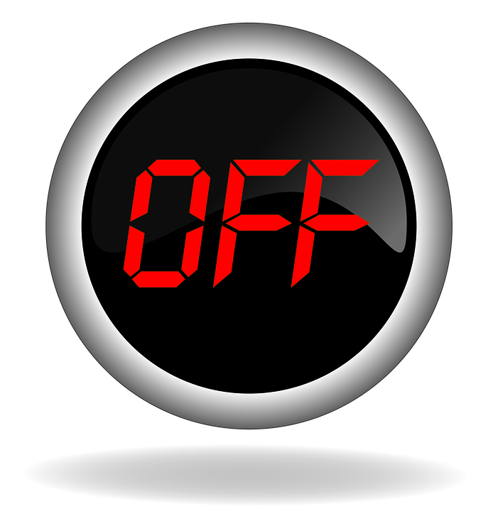 Off, Stop, Button, Icon, Back, Web, Internet, Control - Off, Transparent background PNG HD thumbnail