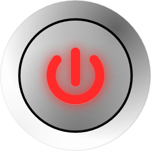 Power Button States On Off Clip Art - Off, Transparent background PNG HD thumbnail
