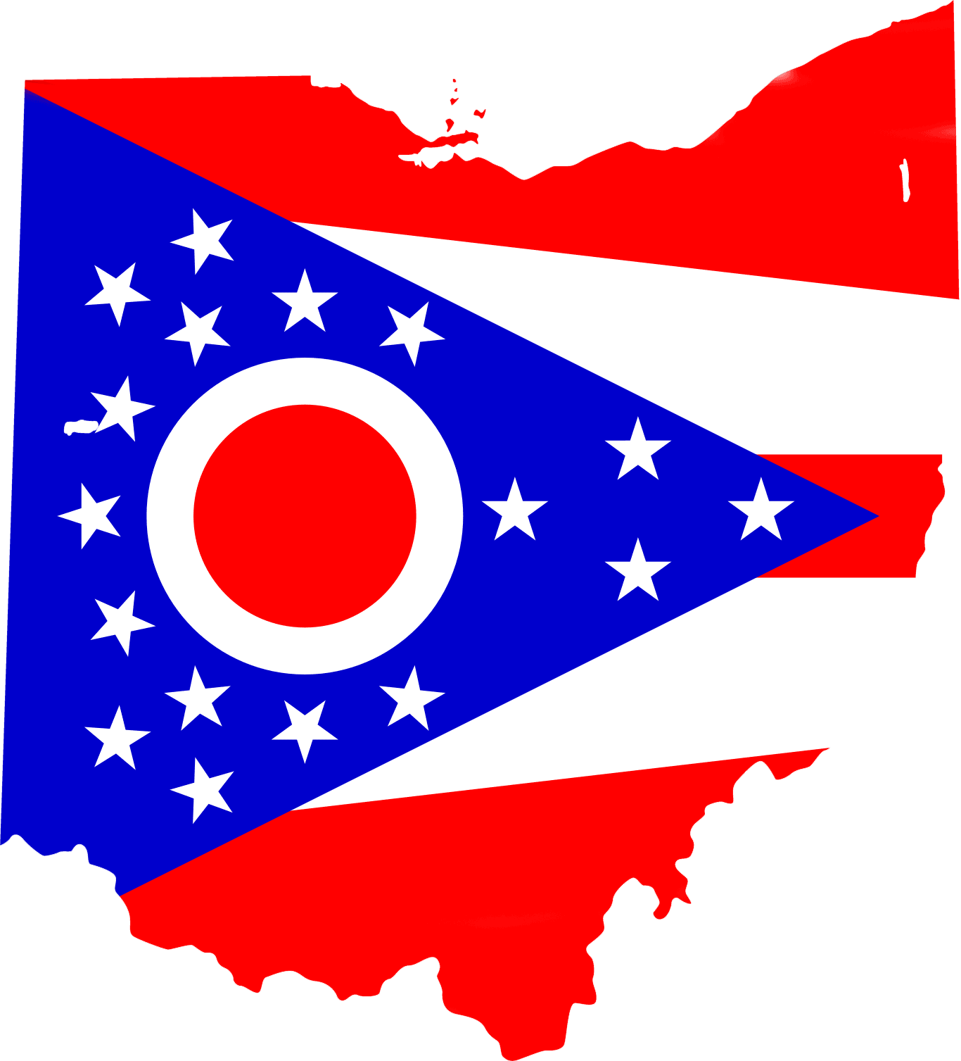 Click On The Ohio Flag Map Hdpng.com  - Ohio Flag, Transparent background PNG HD thumbnail
