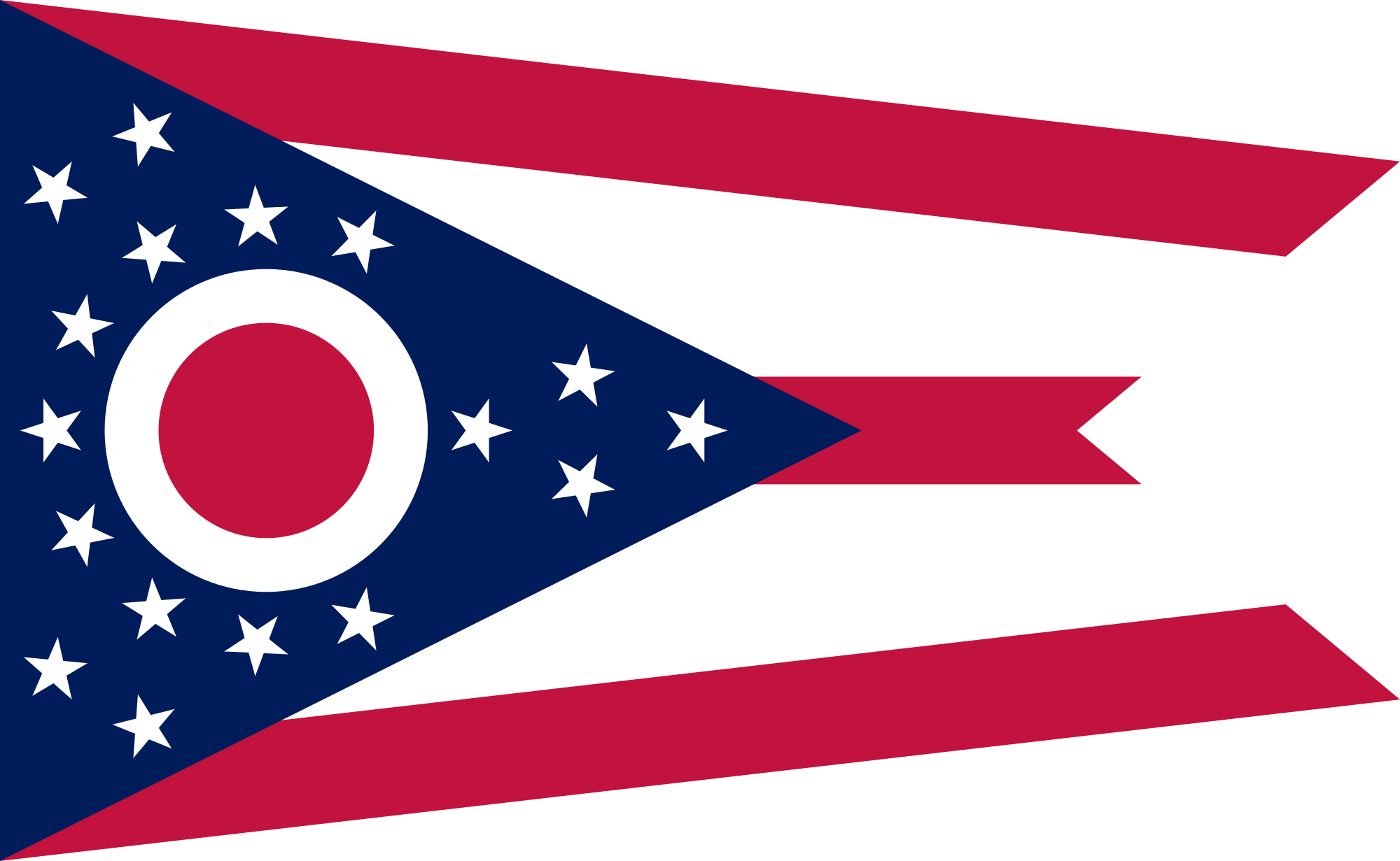 Flag Of Ohio.png - Ohio Flag, Transparent background PNG HD thumbnail