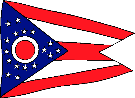 Ohio Flag   Pictures And Information About The Flag Of Ohio - Ohio Flag, Transparent background PNG HD thumbnail